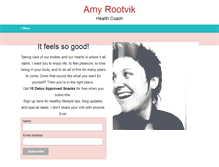 Tablet Screenshot of amyrootvik.com